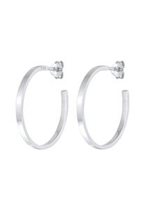 Elli Dames Creolen Basic Classic in 925 Sterling Zilver