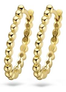 Blush 14 karaats geelgouden oorsieraden