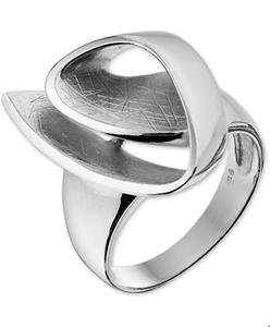 Tft Ring Gescratcht Zilver Gerhodineerd