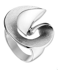 Tft Ring Gescratcht Zilver Gerhodineerd