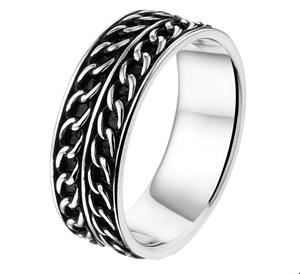 Tft Ring Oxi Zilver Geoxideerd