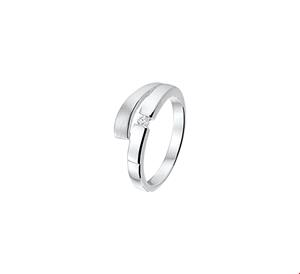 Tft Ring Zirkonia Poli/mat Zilver Gerhodineerd