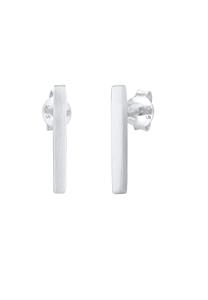 Elli Dames Stud Oorbellen Basic Staaf Geborsteld in 925 Sterling Zilver