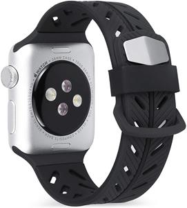 Strap-it Apple Watch 8 Special Edition band (zwart)