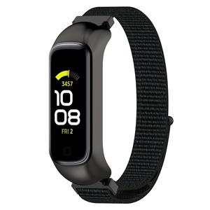 Strap-it Samsung Galaxy Fit 2 nylon bandje (zwart)