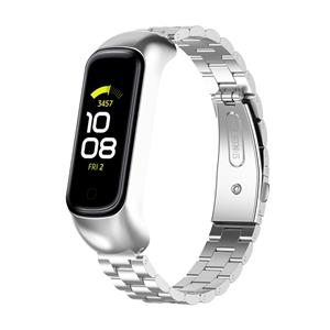 Strap-it Samsung Galaxy Fit 2 stalen bandje (zilver)