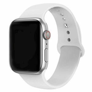 Strap-it Apple Watch Ultra silicone band (wit)