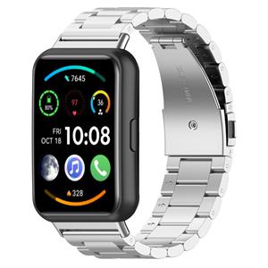 Strap-it Huawei Watch Fit 2 stalen band (zilver)