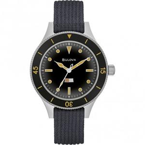 Bulova 98A266 Herren-Automatikuhr Mil-Ships-W-2181 Submersible