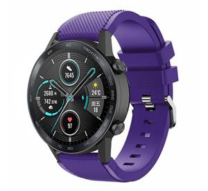 Strap-it Honor Magic Watch 2 siliconen bandje (paars)