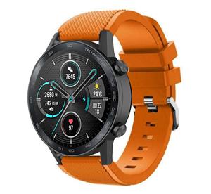 Strap-it Honor Magic Watch 2 siliconen bandje (oranje)