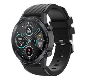 Strap-it Honor Magic Watch 2 siliconen bandje  (zwart)