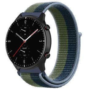 Strap-it Amazfit GTR 2 nylon band (moss green)