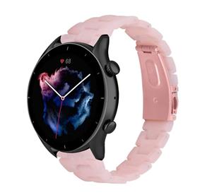 Strap-it Amazfit GTR 3 resin band (roze)