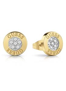 Guess JUBE02158JWYG Damen-Ohrringe Ohrstecker Logo Goldfarben