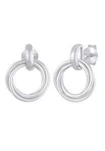 Elli Dames Stud Oorbellen Cirkels Blogger Trend in 925 Sterling Zilver