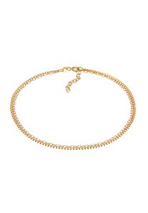 Elli Dames Enkelband Basis Schakel Trend in 925 Sterling Zilver
