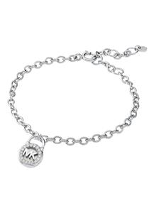 Michael Kors Premium schakelarmband van sterling zilver met parel MKC1604AH040