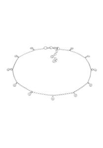 Elli Dames enkelband hanger organisch in 925 Sterling Zilver