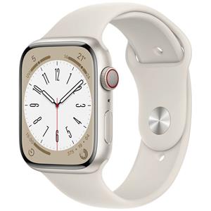 Apple Watch 8 (GPS + Cellular) 45mm Polarstern Aluminium / Sport Band