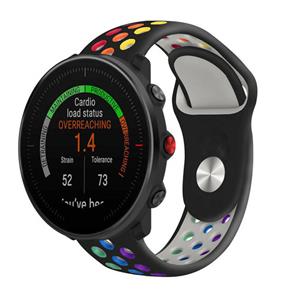 Strap-it Polar Vantage M sport band (zwart/kleurrijk)