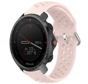 Strap-it Polar Grit X Pro siliconen bandje met gaatjes (roze)