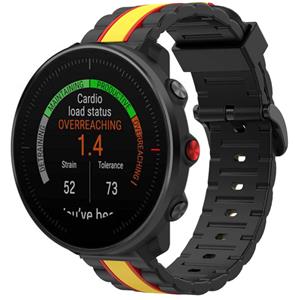 Strap-it Polar Vantage M Special Edition band (zwart/geel)