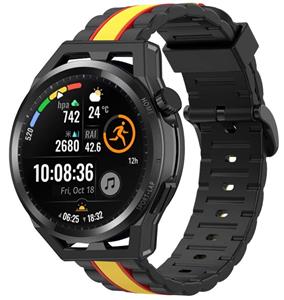 Strap-it Huawei Watch GT Runner Special Edition band (zwart/geel)