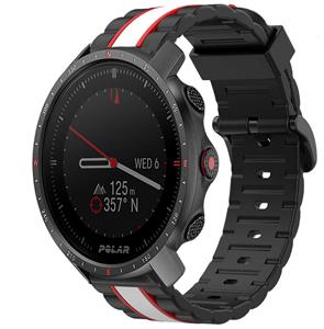 Strap-it Polar Grit X Pro Special Edition band (zwart/wit)