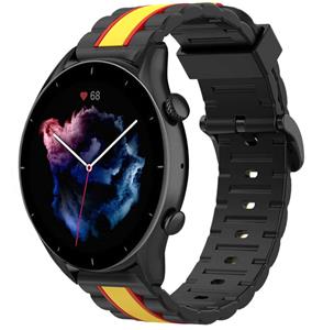 Strap-it Amazfit GTR 3 (Pro) Special Edition band (zwart/geel)