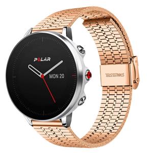 Strap-it Polar Grit X roestvrij stalen band (rosé goud)