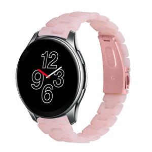 Strap-it OnePlus Watch resin band (roze)