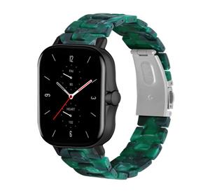 Strap-it Amazfit GTS 2 resin band (groen)