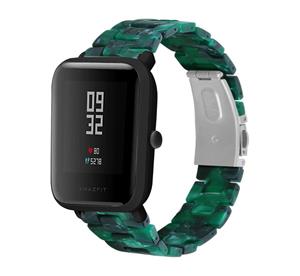 Strap-it Xiaomi Amazfit Bip resin band (groen)