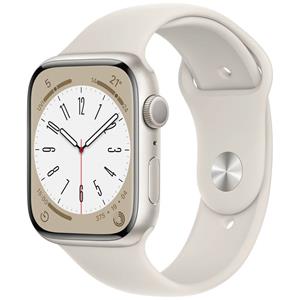 Apple Watch 8 (GPS) 45mm Polarstern Aluminium / Sport Band