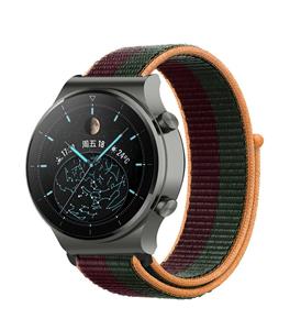 Strap-it Huawei Watch GT 2 Pro nylon band (dark cherry)