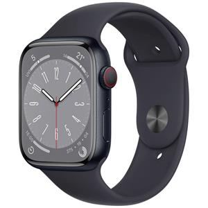 Apple Watch 8 (GPS + Cellular) 45mm Midnight Aluminium / Sport Band