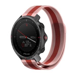 Strap-it Polar Grit X Pro Milanese band (rood/roze)