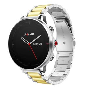 Strap-it Polar Grit X stalen band (zilver/goud)