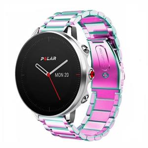 Strap-it Polar Grit X stalen band (regenboog)