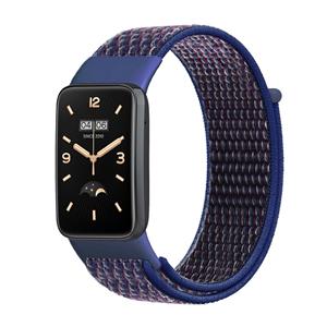 Strap-it Xiaomi Smart Band 7 Pro nylon bandje (indigo blauw)