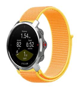 Strap-it Polar Grit X nylon band (lichtgeel)