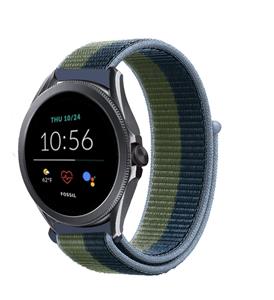 Strap-it Fossil Gen 5e 44mm nylon band (moss green)