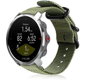 Strap-it Polar Grit X nylon gesp band (groen