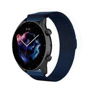 Strap-it Amazfit GTR 3 (Pro) Milanese band (blauw)
