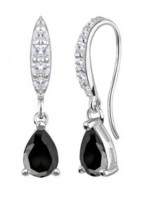 Elli, Ohrringe Tropfen Zirkonia 925 Silber in bunt, Schmuck für Damen