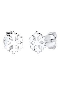 Elli Dames Snowflake Ice Winter Snow Filigree in 925 Sterling Zilver