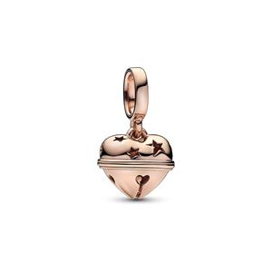 Pandora 'Feestelijk' Dames Gouden Verzilverd Metaal Bedel - Roze 782376C00
