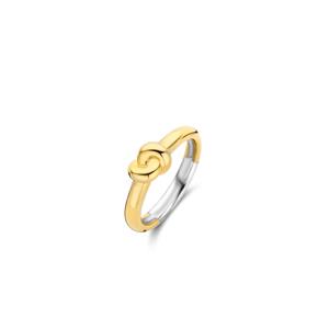 Ti sento ring zilver-verguld met knoop 12278sy-54