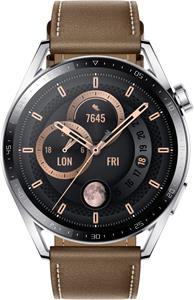 Huawei Watch GT 3 (46mm) Smartwatch edelstahl/leder